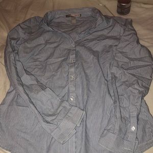 Button down dress shirt with a collar